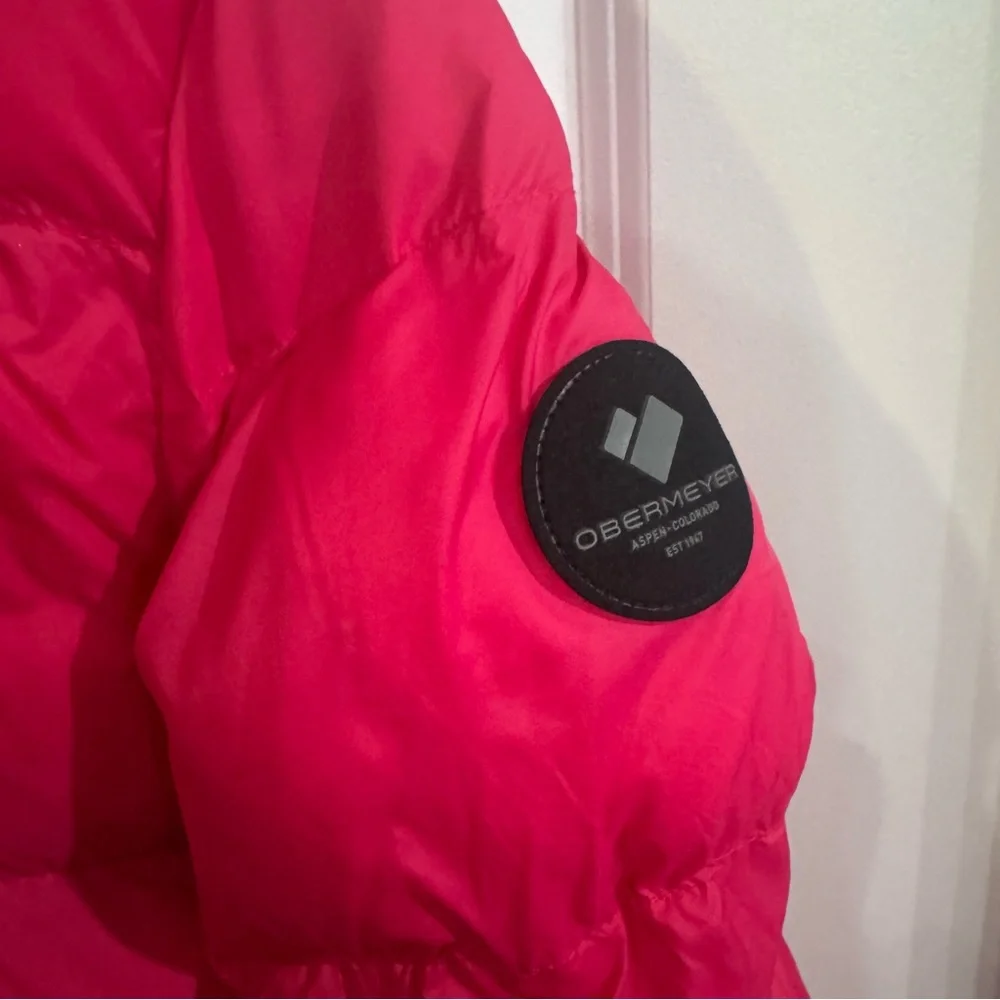 Obermeyer Isla Puffer Jacket in Showstopper Hot Pink